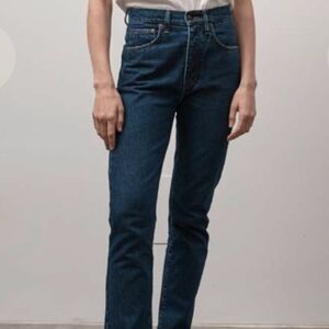 St. Agni Classic Blue Denim Jeans High Waist Cotton 25